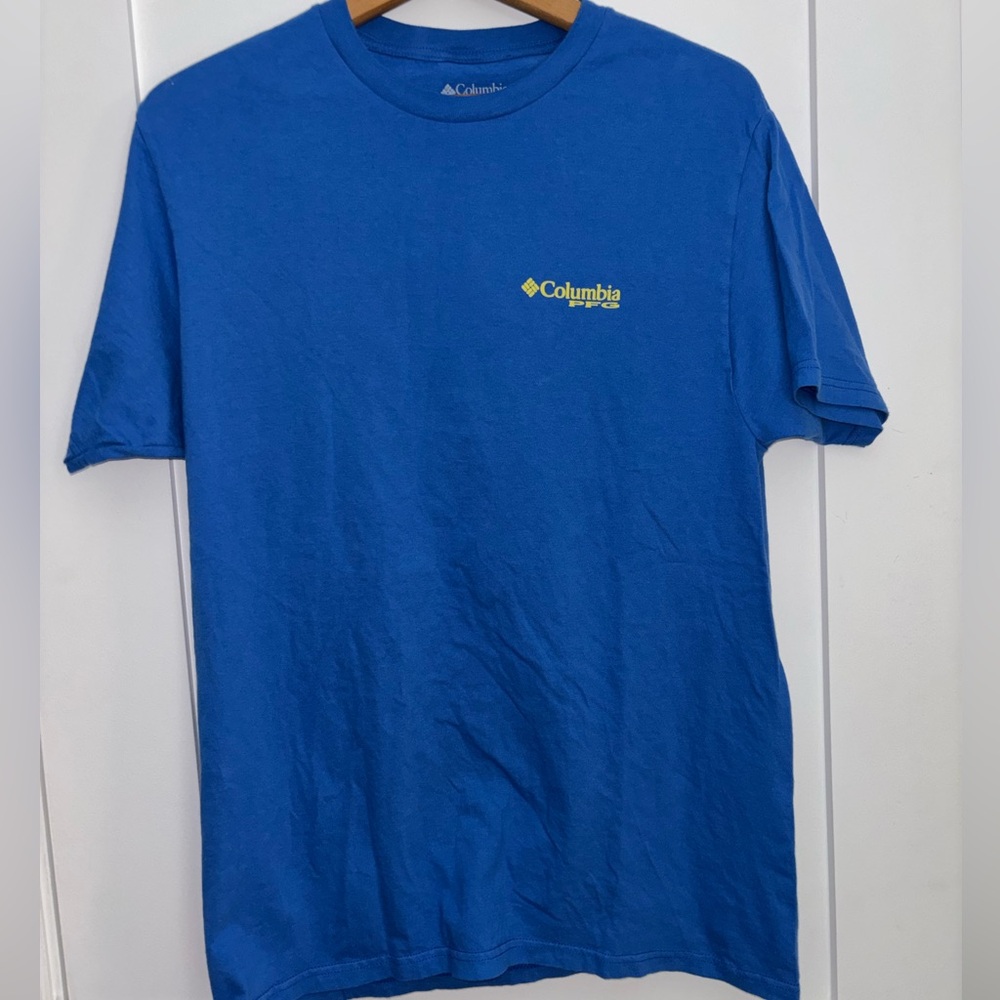 Columbia Men's Vibrant Blue Short Sleeve Tee